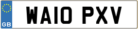 Truck License Plate